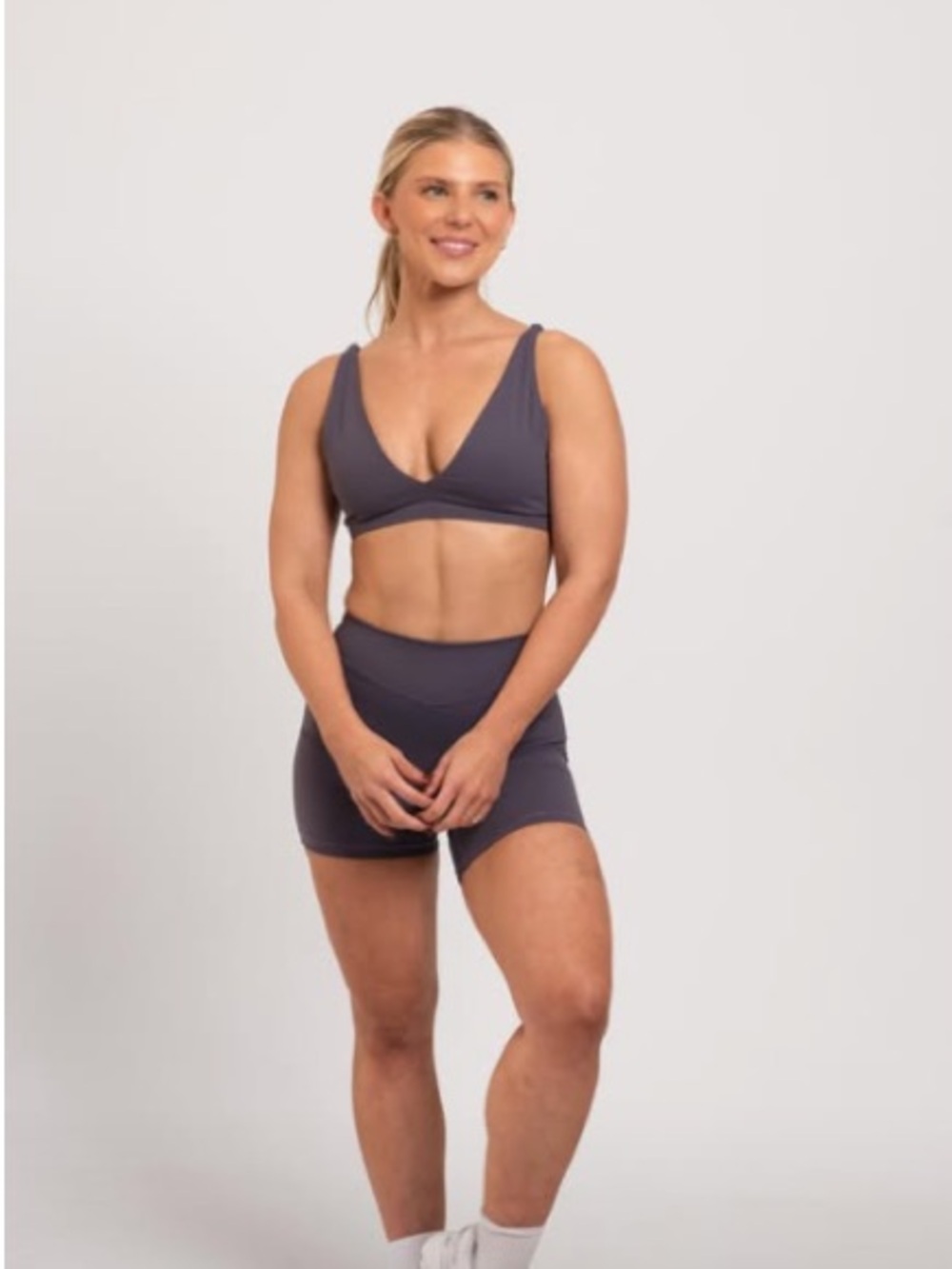 Liaison The Label X Sydney Adam Active Set - Sports Bra & High-Waist Shorts